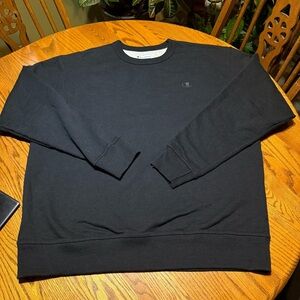 Champion Men's Classic Black Crewneck Sweater Size XL